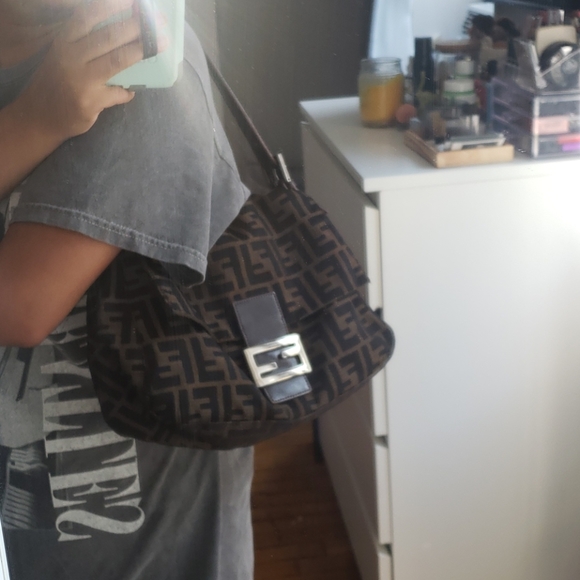 Fendi Zucca Mama Baguette Tabacco - Picture 7 of 15